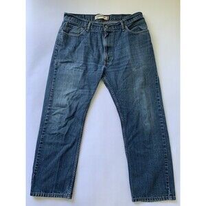 Levis 505 Straight Leg Jeans Men 36x30 Blue Denim 100% Cotton Classic Western